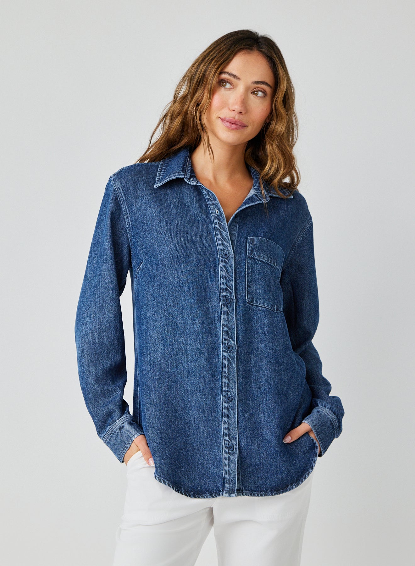 Bella Dahl Pocket Button Down