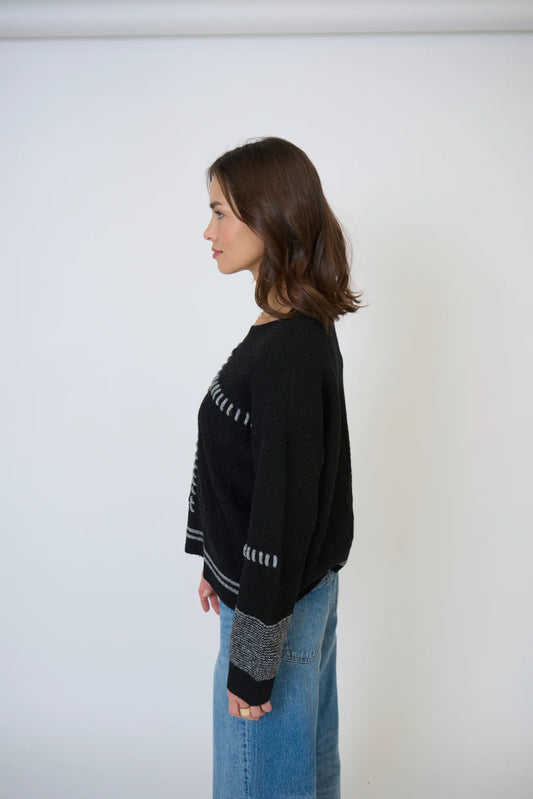 Central Park West Patchwork Sweater