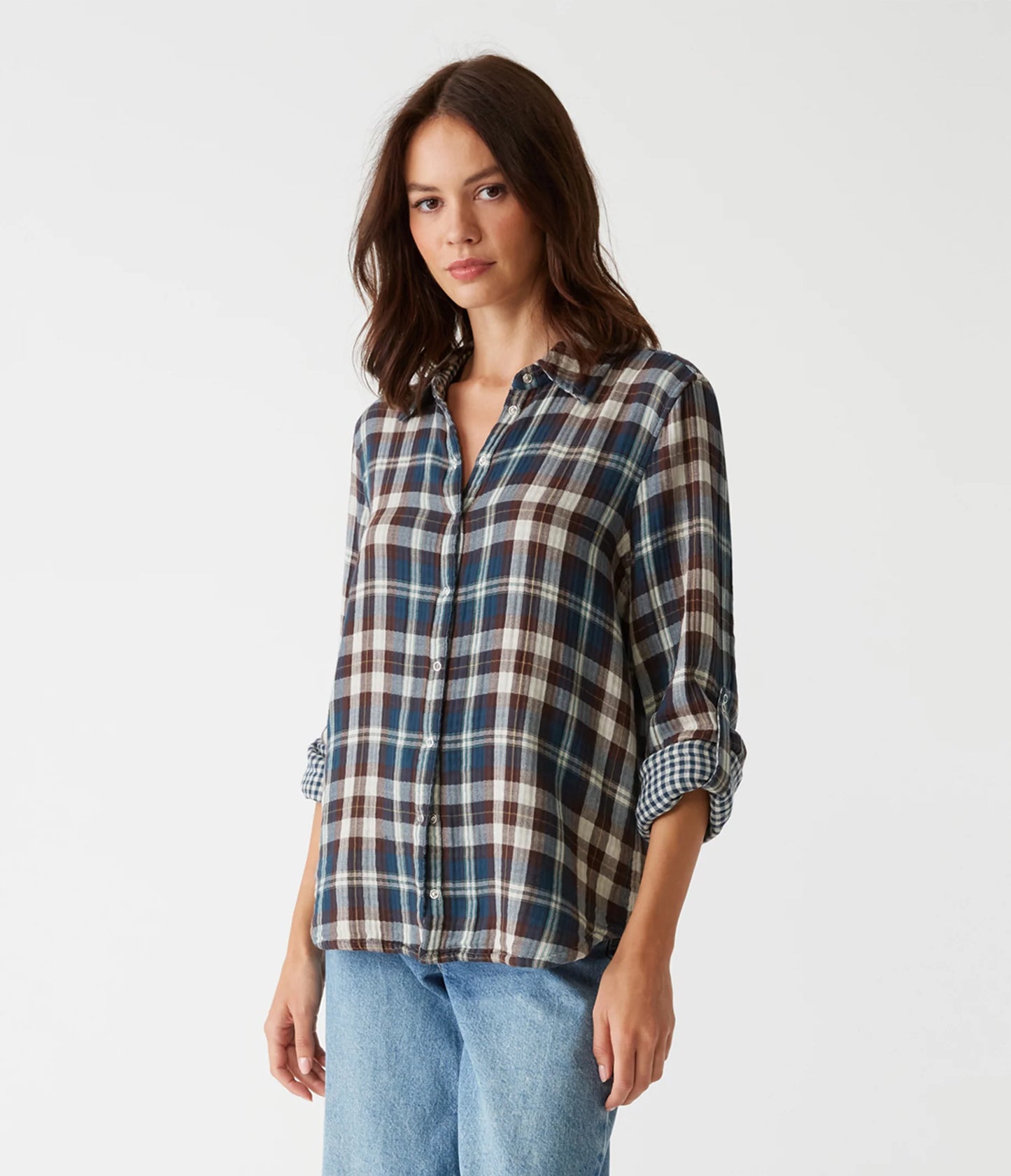 Michael Stars Millie Button Down Shirt