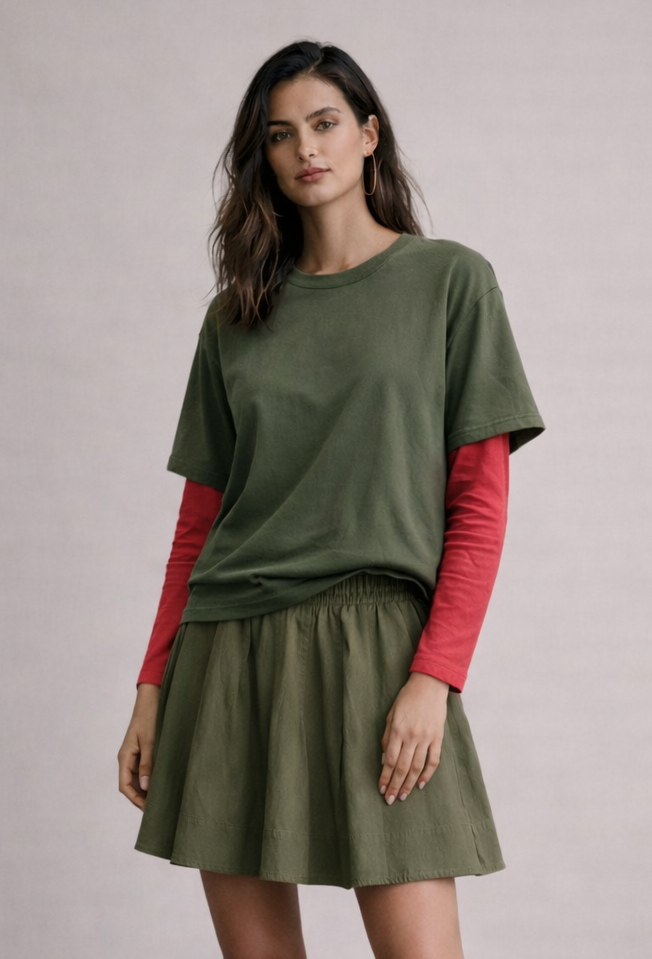 Stateside Cloud Double Sleeve Tee