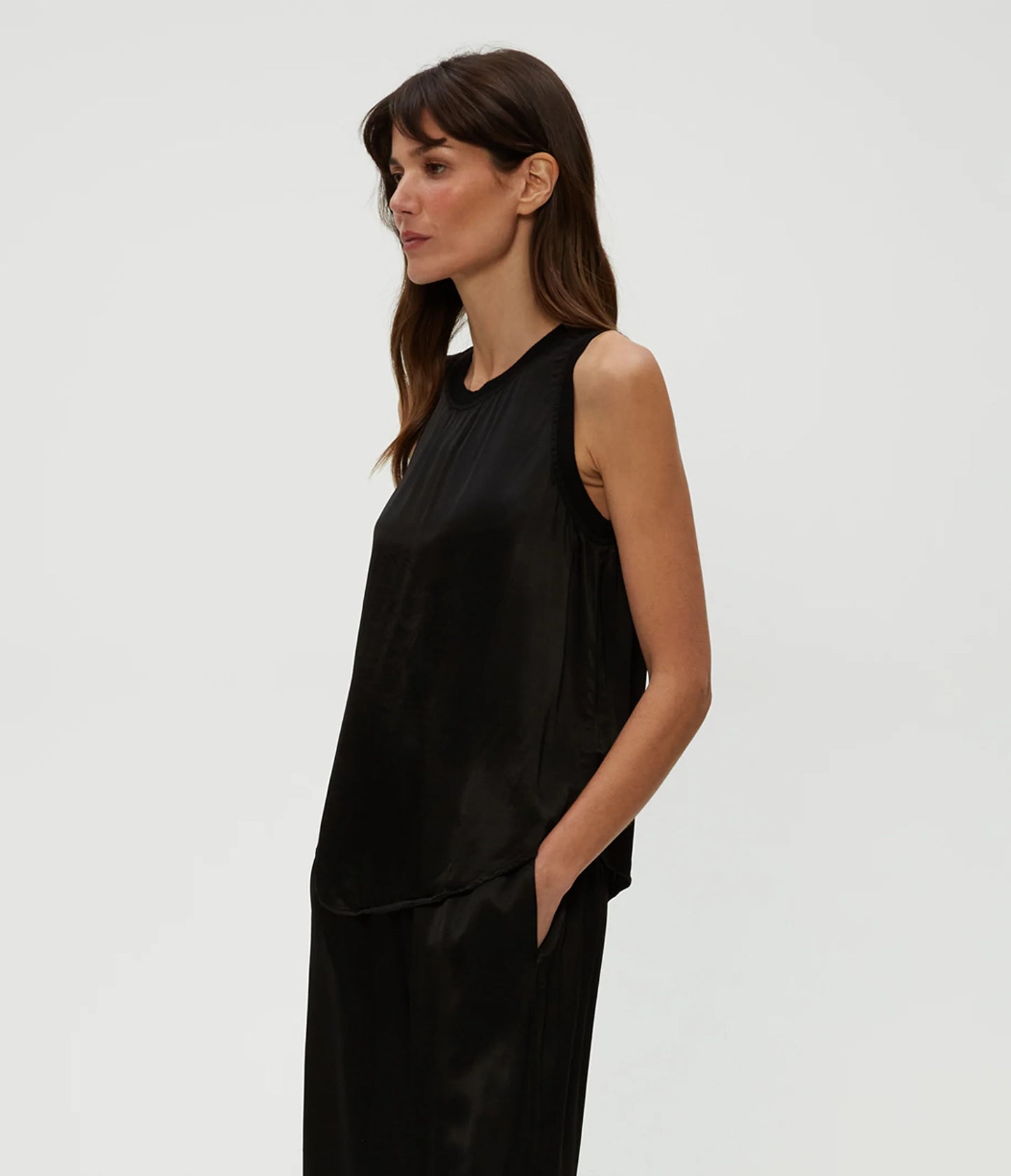 Michael Stars Shay Rib Binding Tank