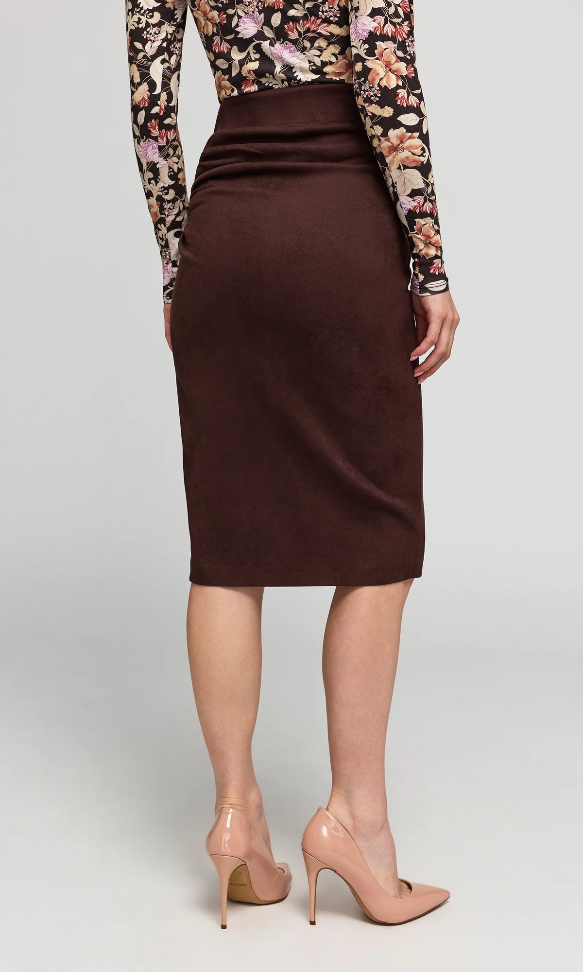 Generation Love Gina Vegan Suede Skirt