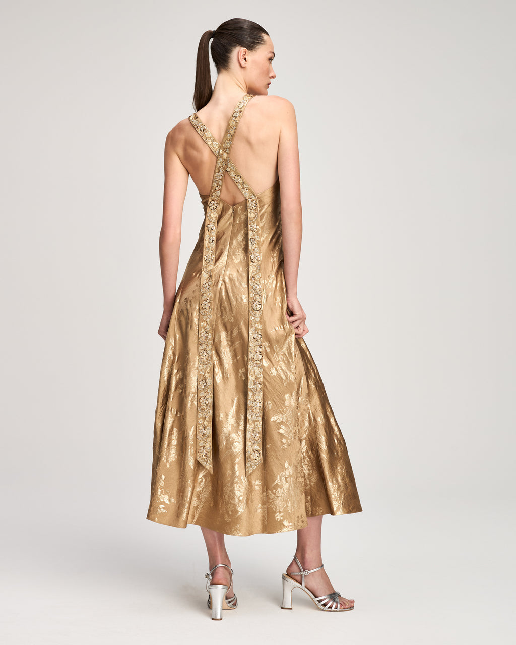 Cinq A Sept Gilded Peony Thalie Dress