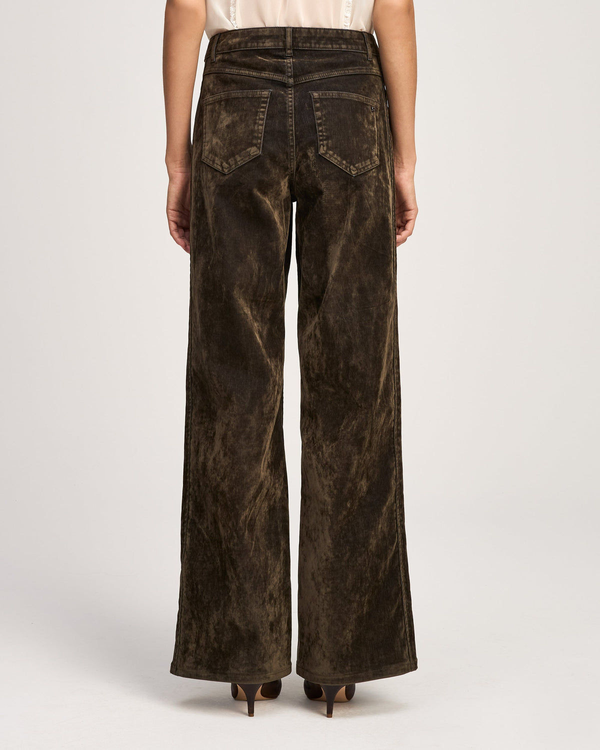Cinq a Sept Flocked Betsy Jeans