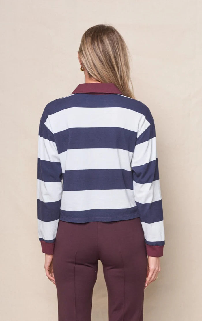 Stateside Pique Cropped Polo