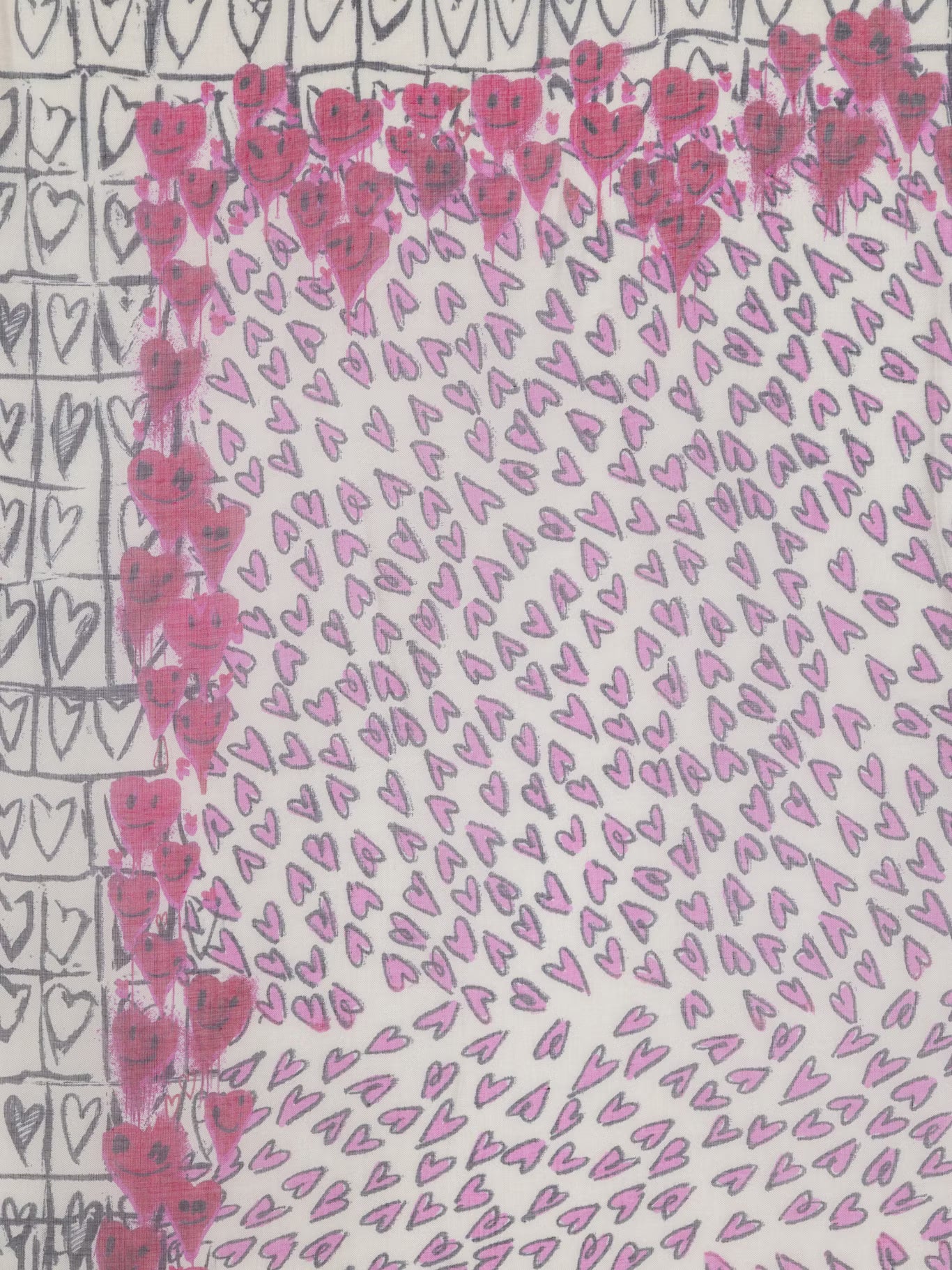 Zadig & Voltaire Kerry Hearts Scarf