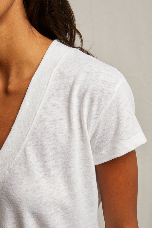 Perfect White Tee Rosie V Neck