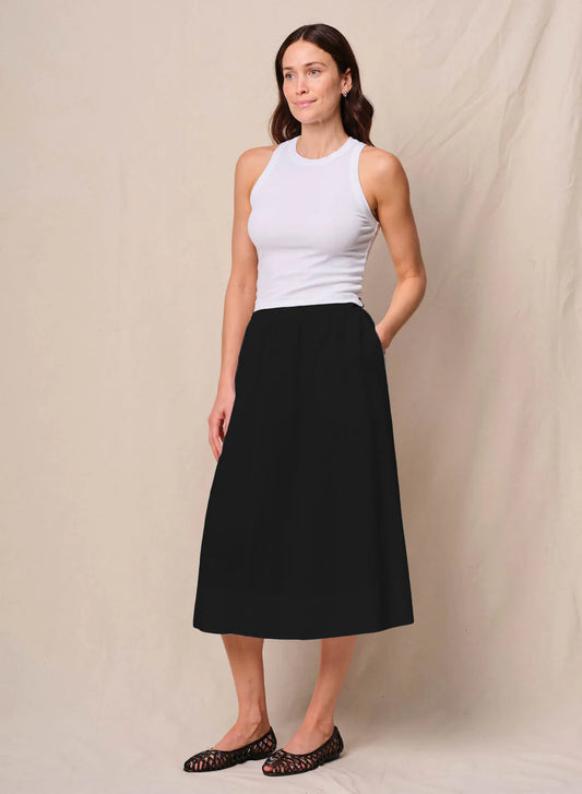 Stateside Voile Midi Skirt