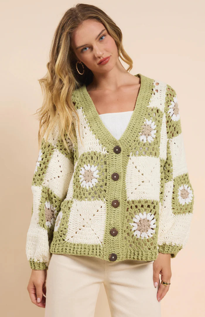 Sadie & Sage Myriam Daisy Cardigan