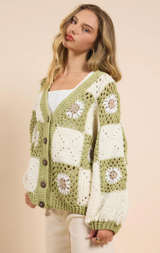 Sadie & Sage Myriam Daisy Cardigan