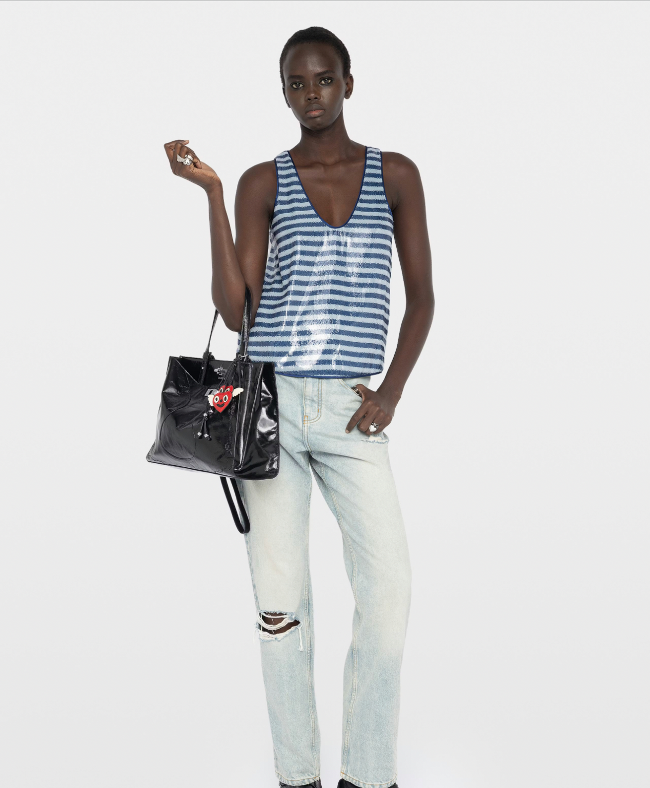 Zadig & Voltaire Tarys Sequin Tank