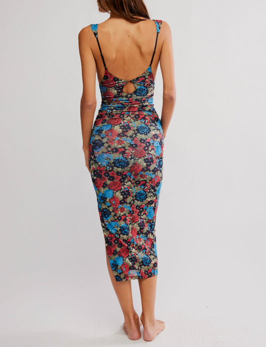 Free People Long Live Midi Mesh Slip