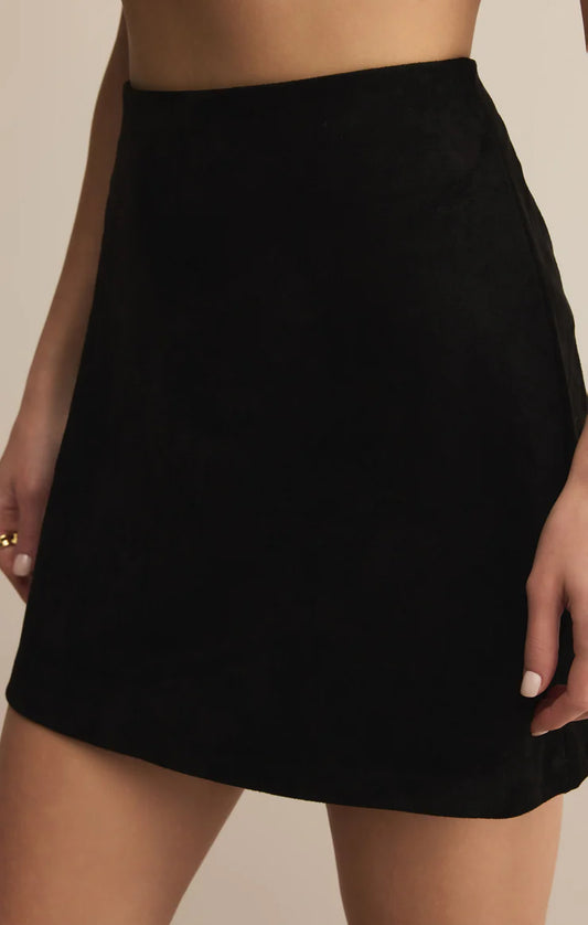 Z Supply Ciera Suede Skirt