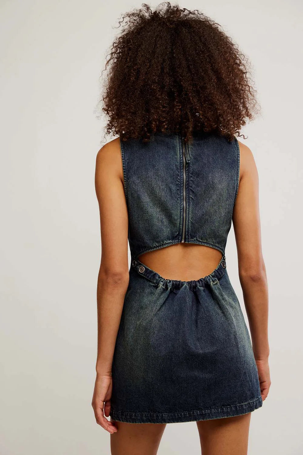 Free People Atlas Denim Mini Dress