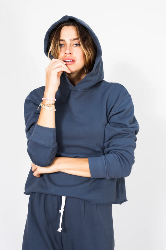 Perfect White Tee Cash Hoodie