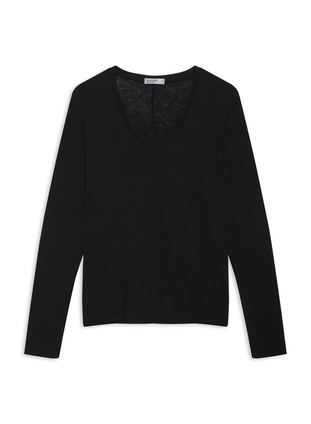 Stateside Supima Slub L/S V-Neck