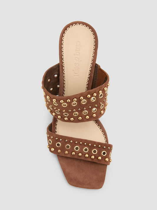 Cinq A Sept Sutton Mixed Hardware Sandal