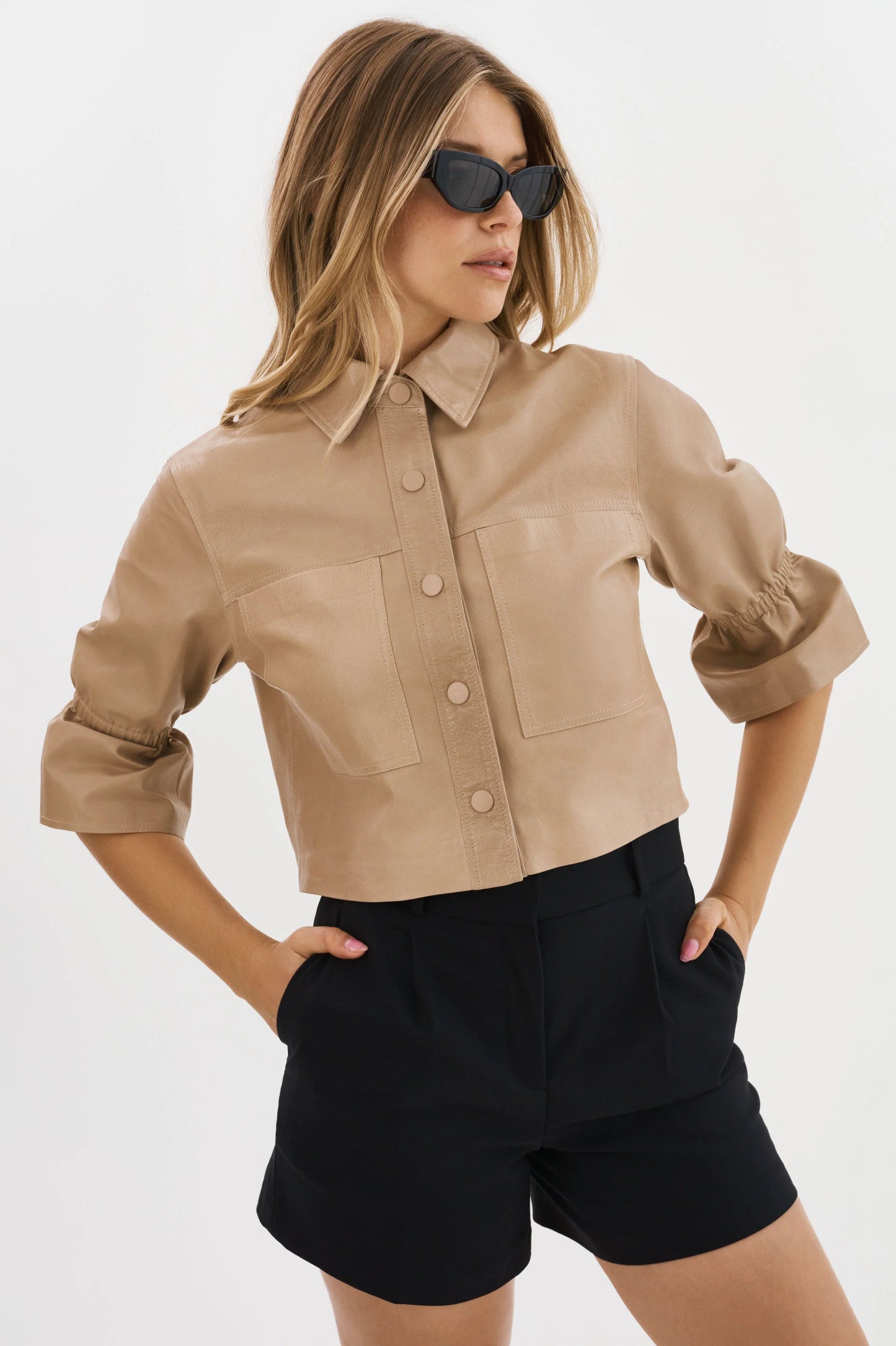 Lamarque Carolina Ruffle Sleeve Jacket