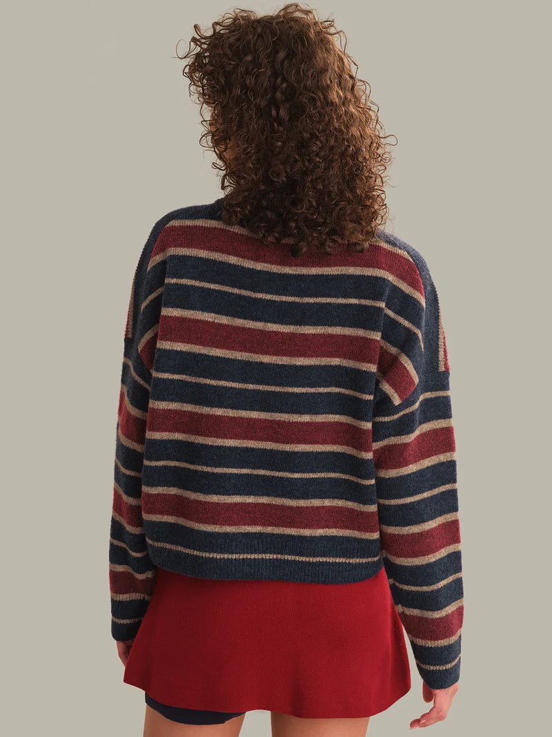 525 Bexley High V Cropped Pullover