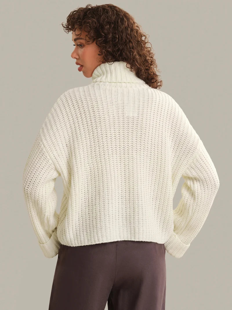 525 Vida Chunky Turtleneck Shaker Pullover