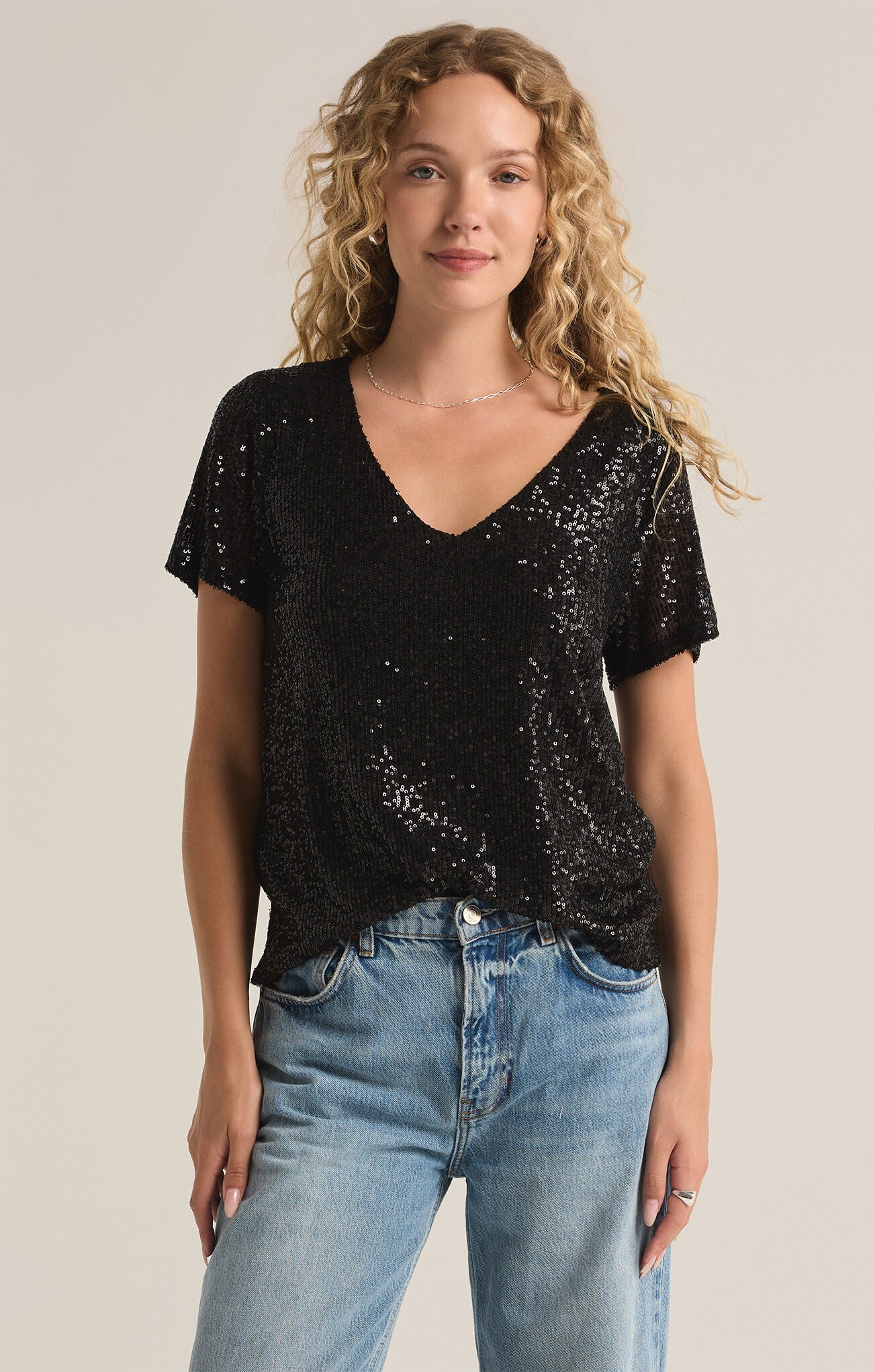 Z Supply Marbella Sequin Top