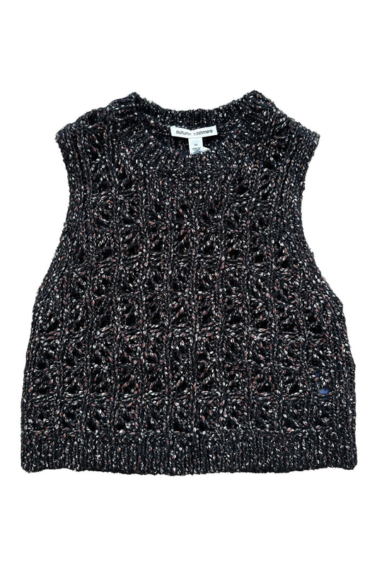 Autumn Cashmere Boxy Stitchery Vest