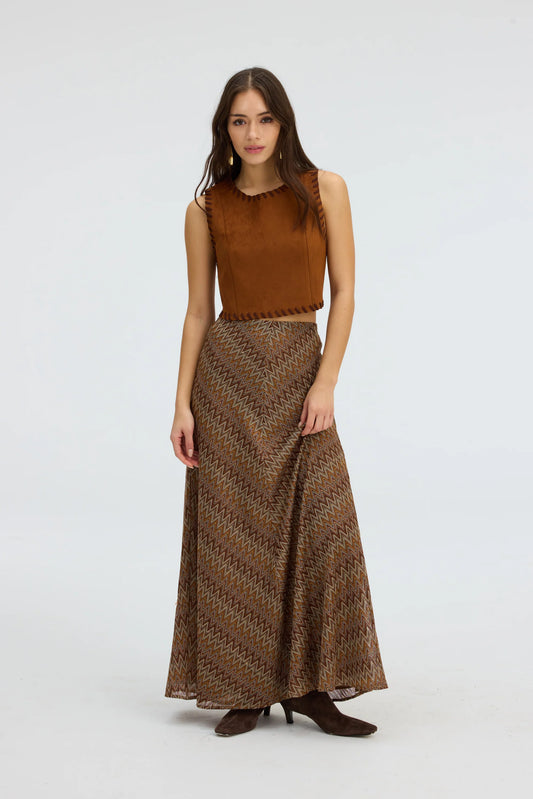 Allison Olive Skirt