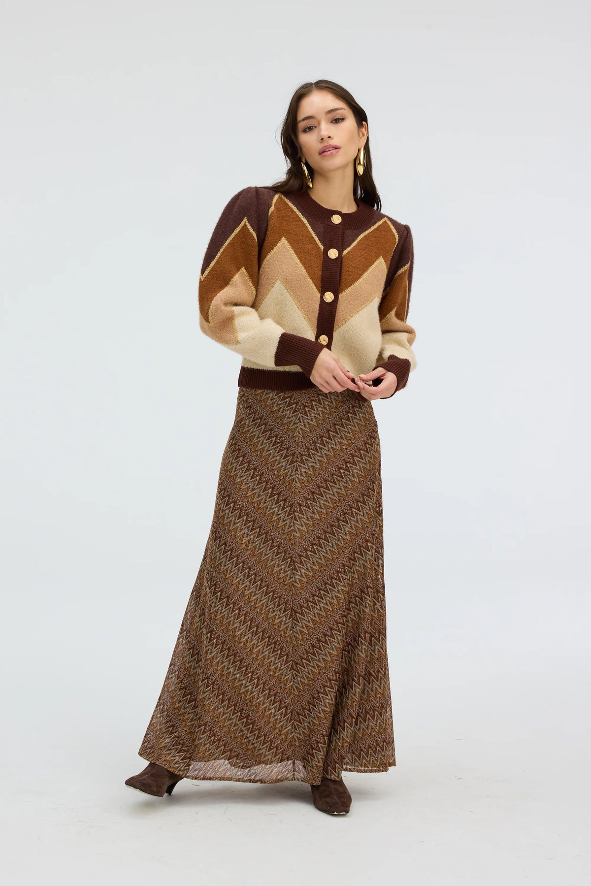 Allison Olive Skirt