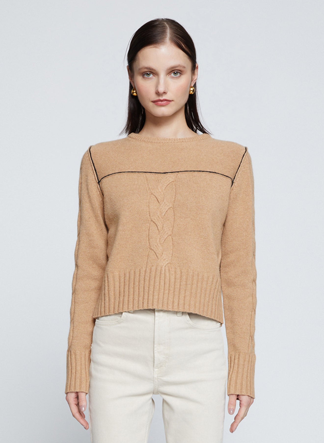 Stateside Marlon Cable Knit Sweater