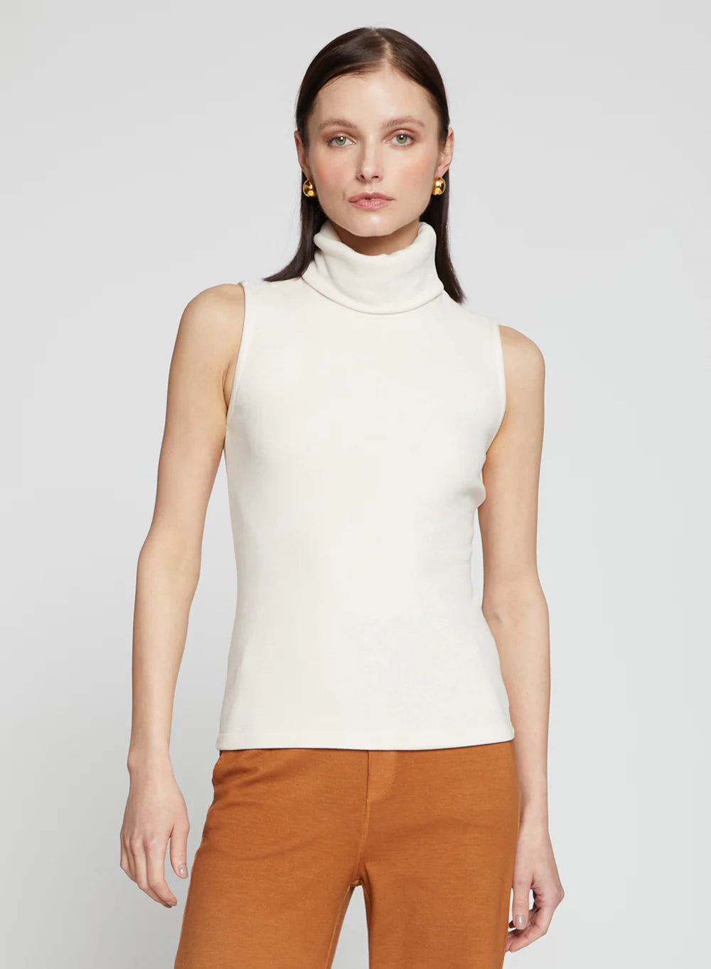 Stateside Honeyluxe Sleeveless Turtleneck