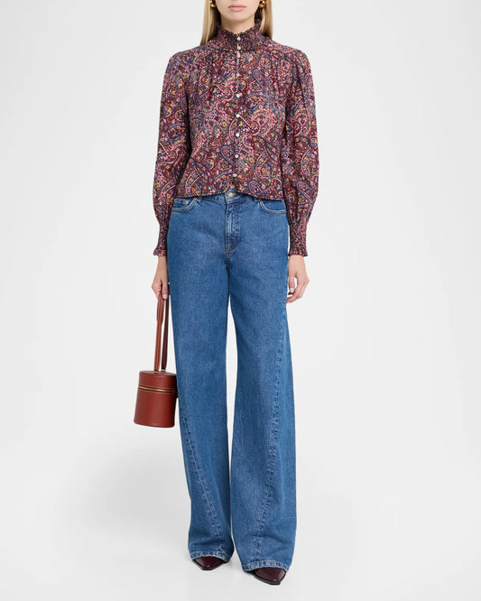 Cinq A Sept Paisley Pia Top