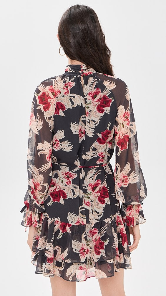 Cinq A Sept Wilted Poppy Sylvlane Dress