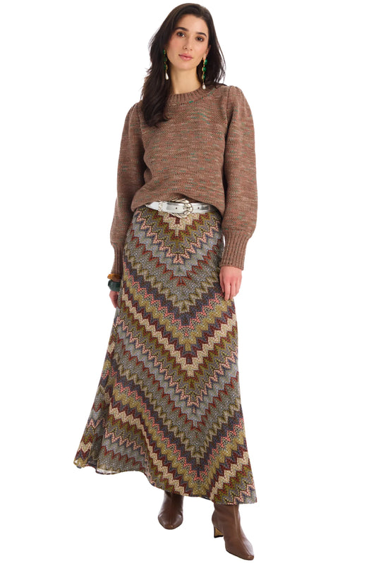 Allison Olive Skirt