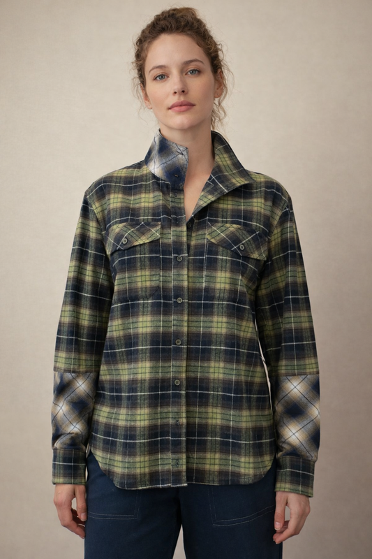 Stateside Autumn Plaid Shirt