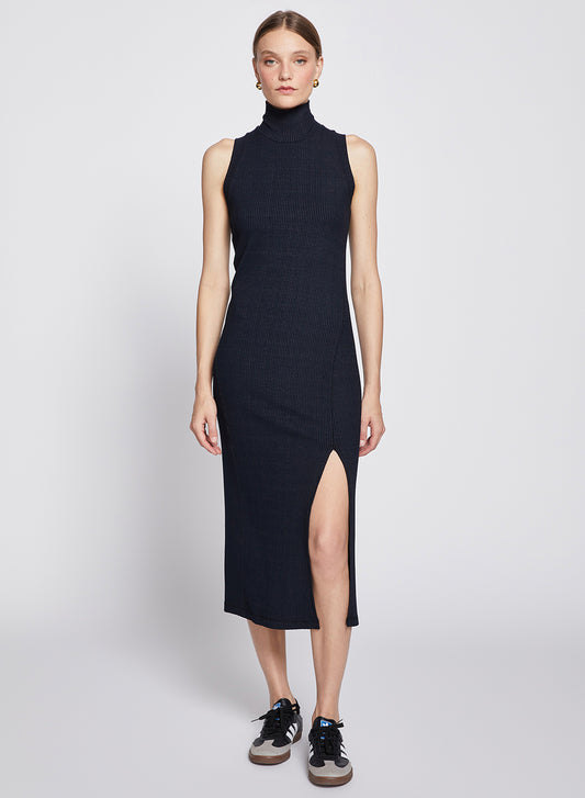 Stateside Rib Turtleneck Dress