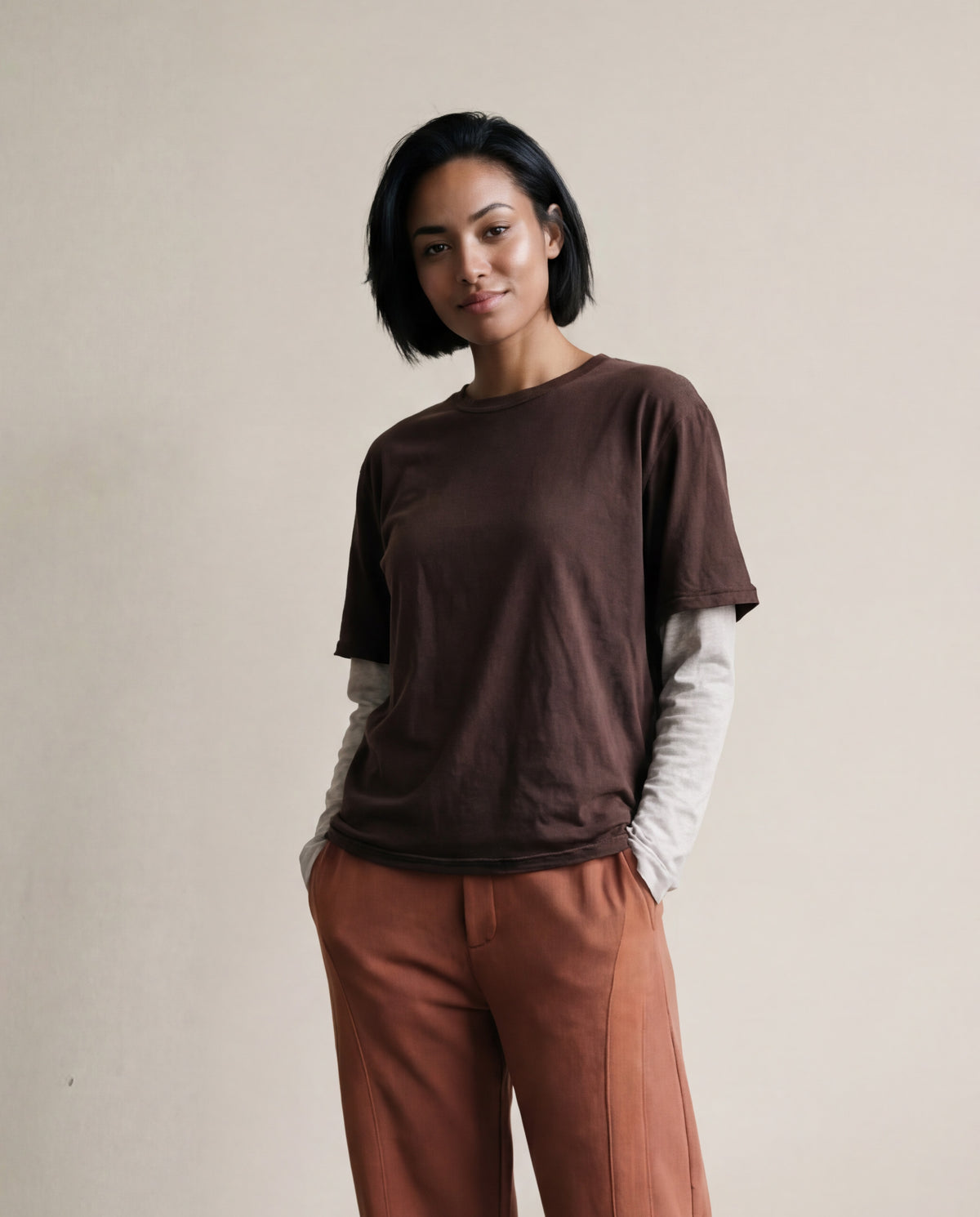 Stateside Cloud Double Sleeve Tee