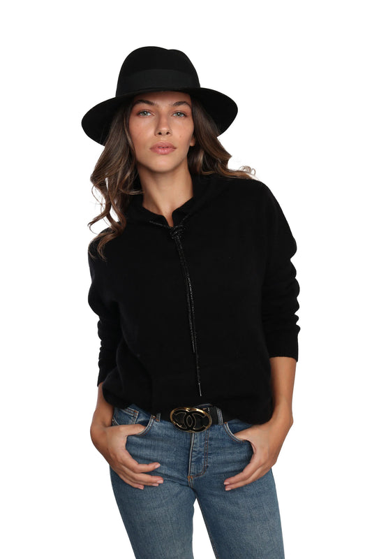 Romi Basha Rhinestone Hoodie