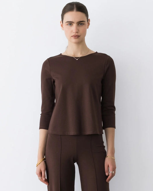 Ripley Rader Ponte 3/4 Sleeve Top