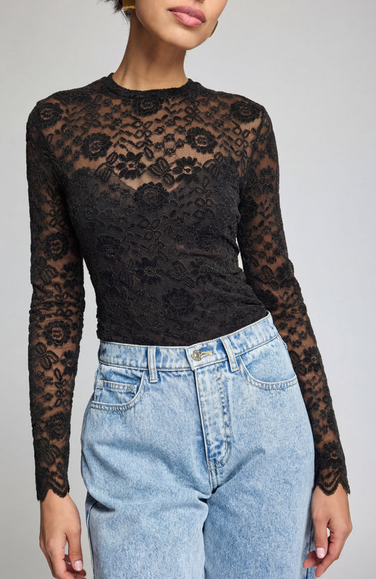 Generation Love Gracie Velvet Lace Top