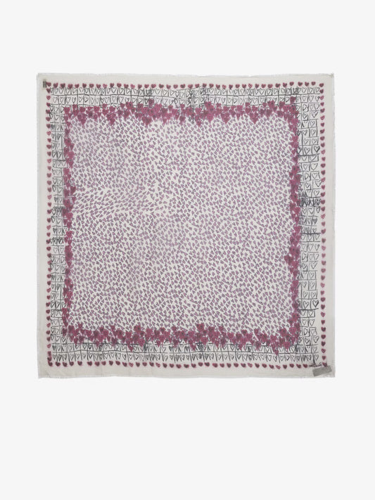 Zadig & Voltaire Kerry Hearts Scarf