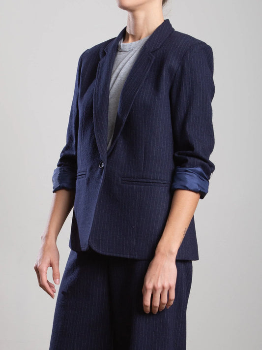 Pharaoh Cyrus Pinstripe Blazer