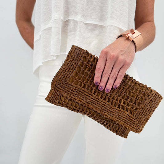 Baldiz Raffia Clutch