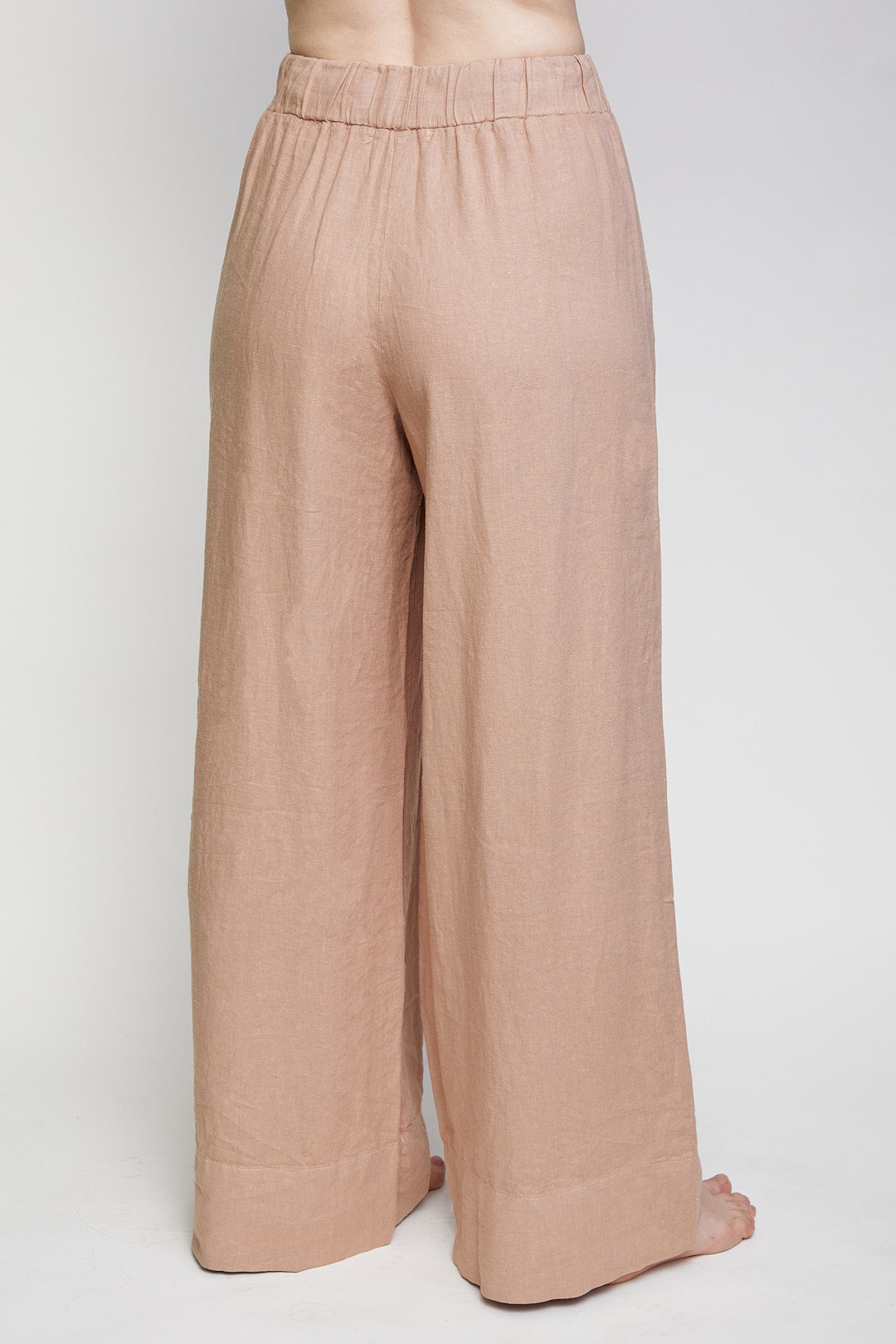 Stateside Linen Wide Leg Pull-On Pant