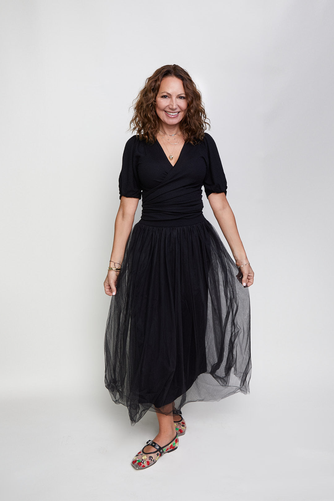 Autumn Cashmere Gathered Tulle Skirt