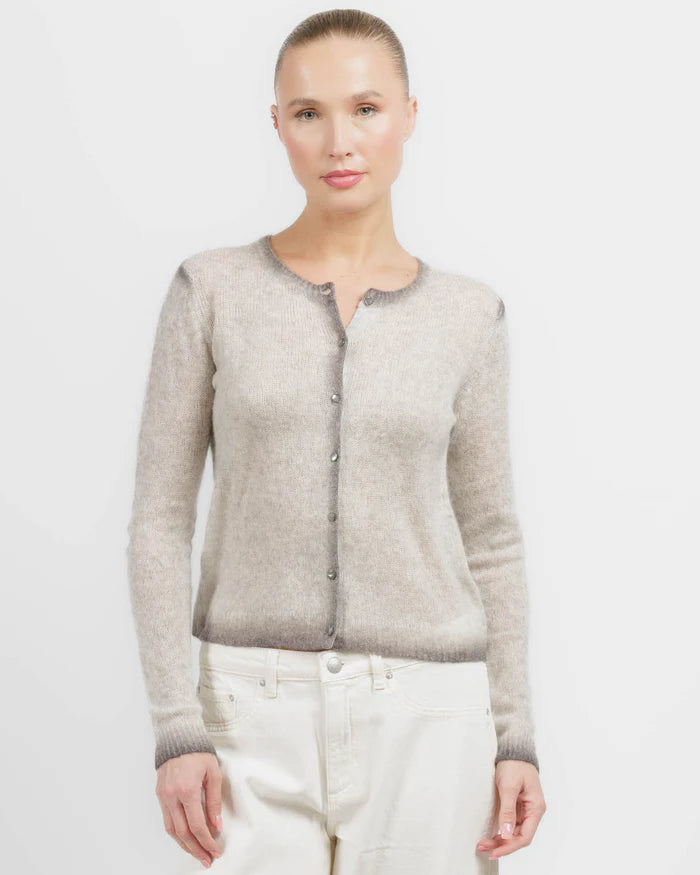 Autumn Cashmere Smudge Tip Cardigan