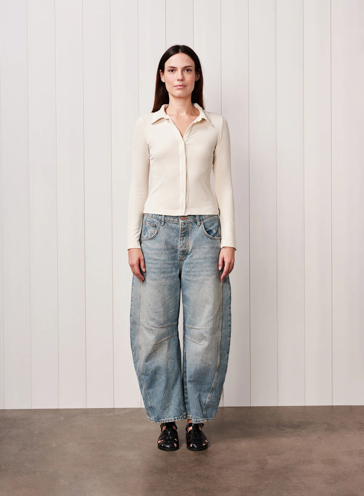 Stateside Fine Rib Button Down