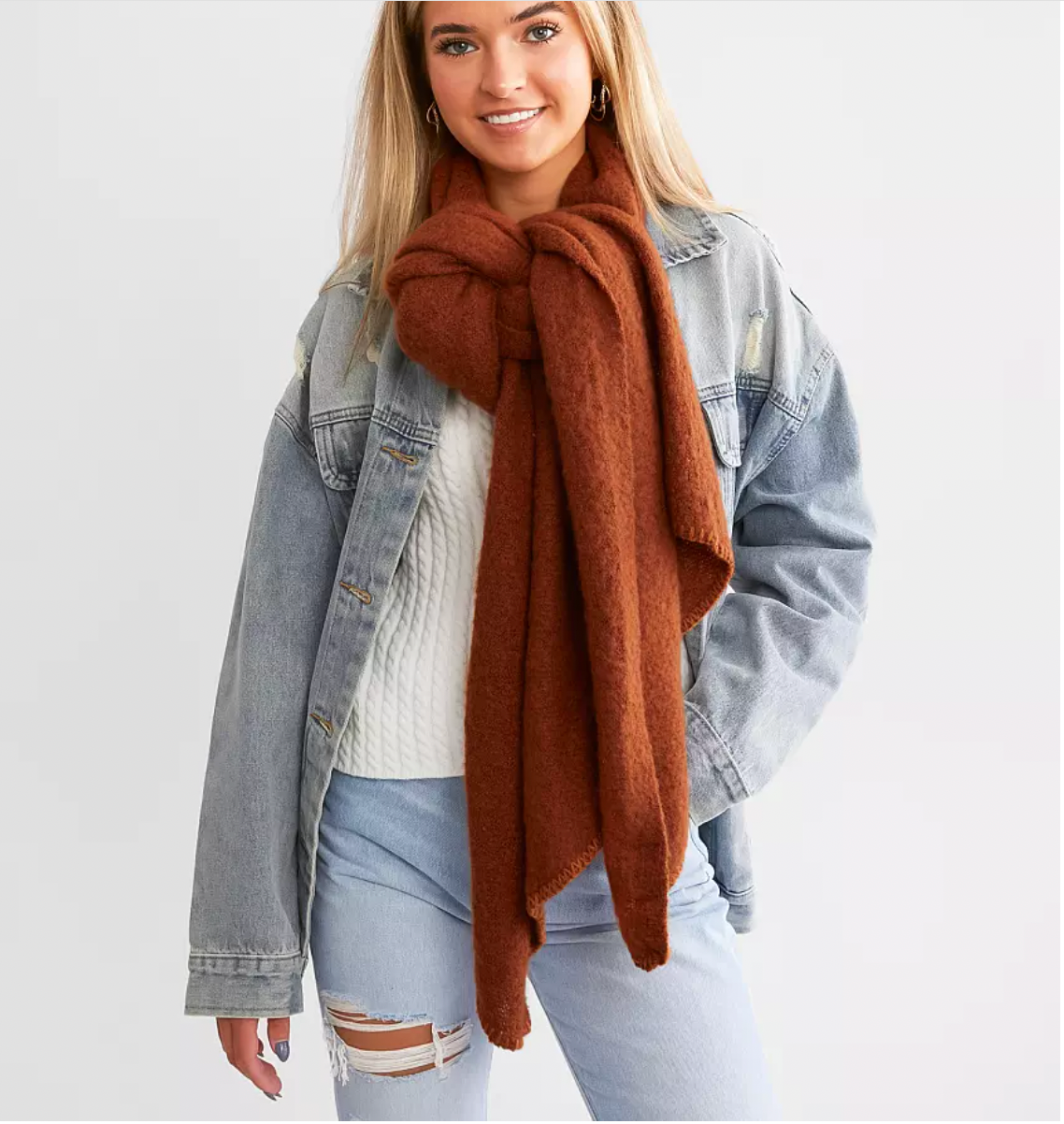 Free People Rangeley Recycled Scarf