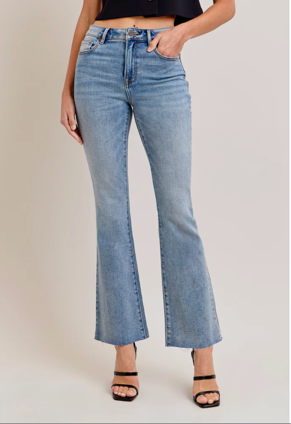 Hidden Bootcut Clean Hem