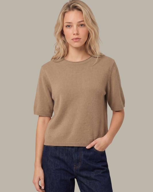 525 Colette Cashmere Boxy Tee