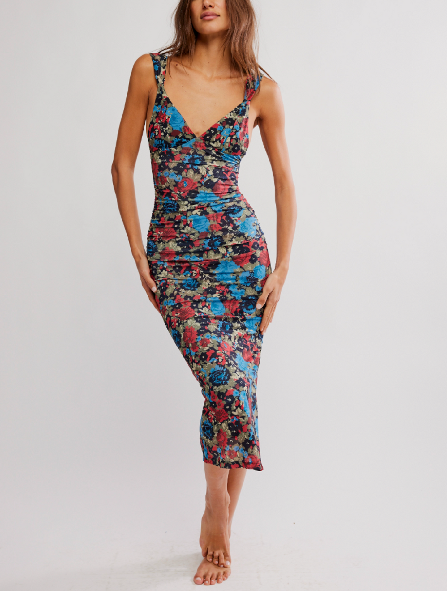 Free People Long Live Midi Mesh Slip